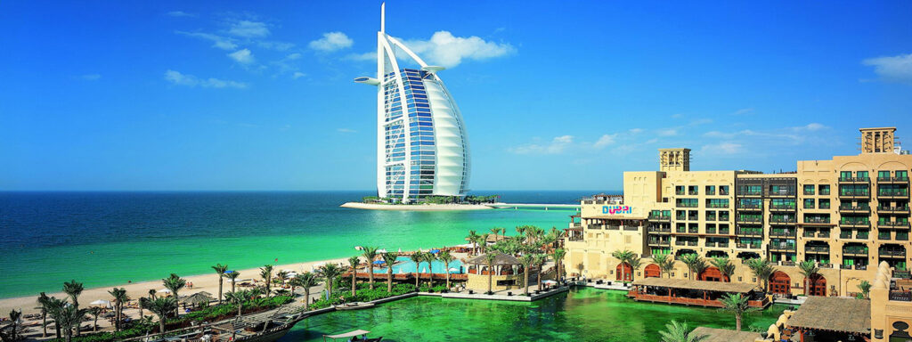 Dubai coastline
